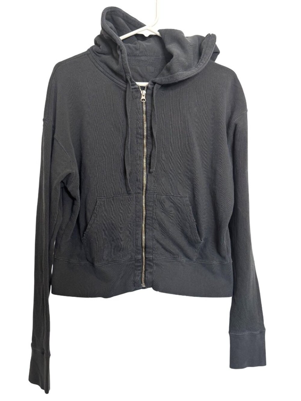 Unsubscribed 1918 Fleece Hoodie Size Small Faded Black NWT Pockets